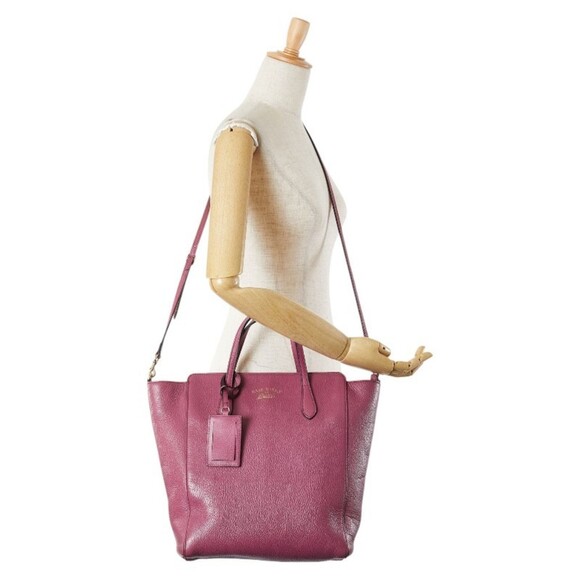 GUCCI Purple Leather Shoulder Bag - Picture 12 of 12